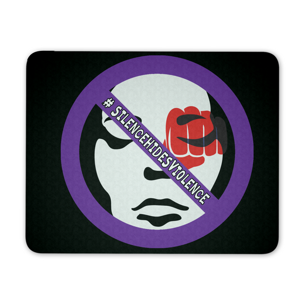 Silence Hides Violence Mousepad